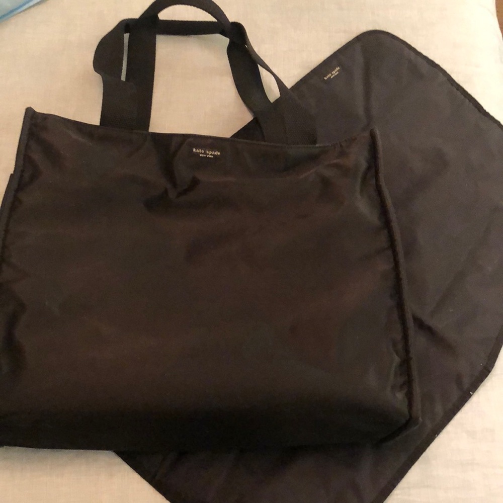kate spade black diaper bag